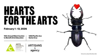 Hearts For The Arts Facebook Event Cover 2